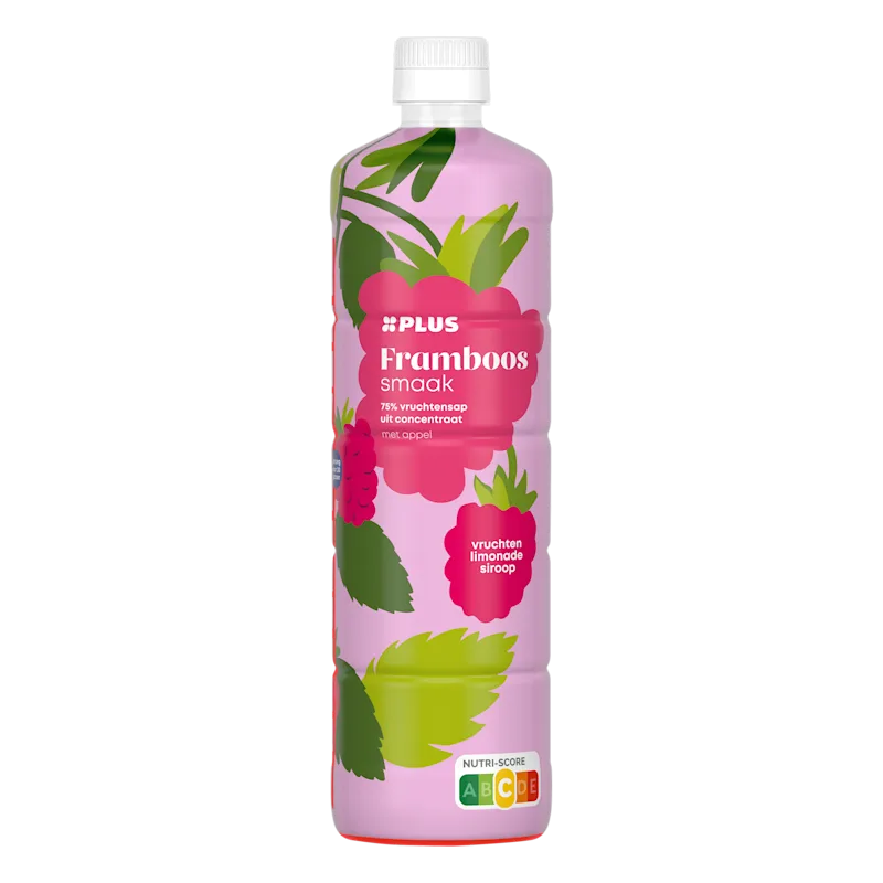 PLUS Limonadesiroop framboos