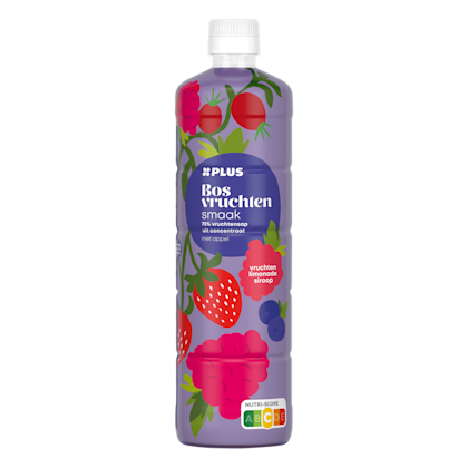 PLUS Limonadesiroop bosvruchten