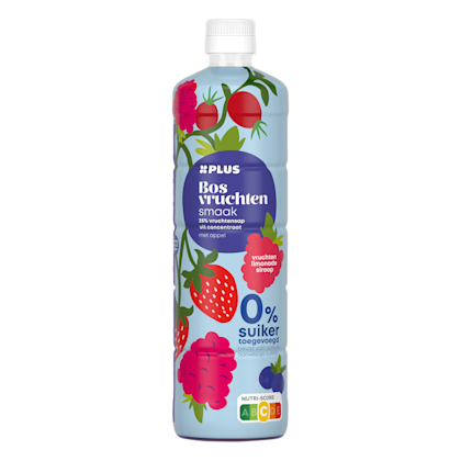 Limonadesiroop bosvruchten zero