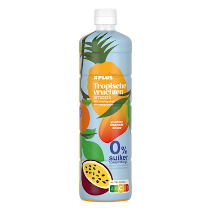 PLUS Limonadesiroop tropical zero