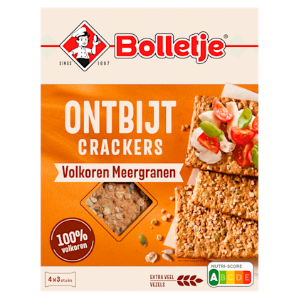 Ontbijtcrackers volkoren meergranen