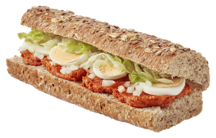 Meergranen baguette filet americain