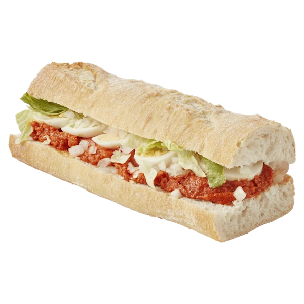 PLUS Witte baguette filet americain