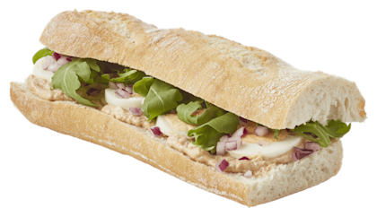 Witte baguette tonijnsalade