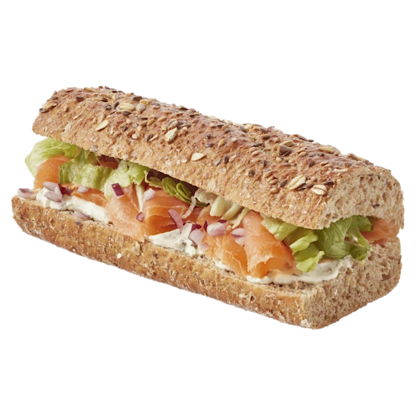 PLUS Meergranen baguette gerookte zalm