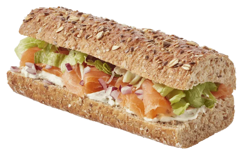 PLUS Meergranen baguette gerookte zalm