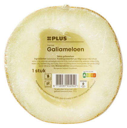 Halve galia meloen
