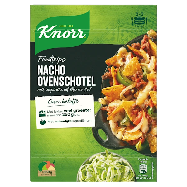 Knorr Wereldgerechten foodtrip nacho chili