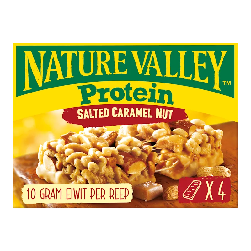 Nature Valley Protein gezouten karamelnoten