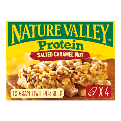 Protein gezouten karamelnoten