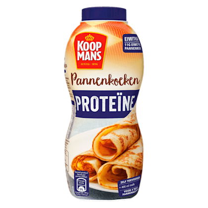 Pannenkoekenmix proteine schudfles