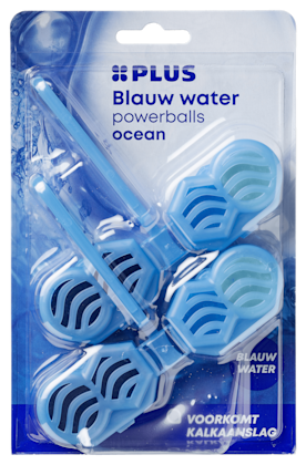 Powerball toiletblok blauw water