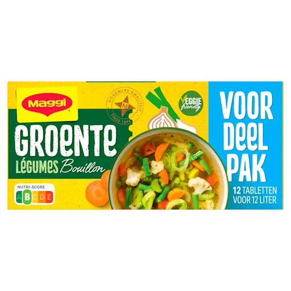 Maggi Bouillon groente veg 12 blokjes