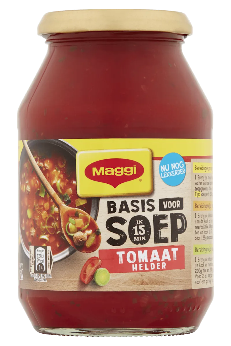 Maggi Basis voor soep heldere tomatensoep