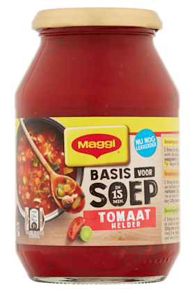 Basis voor soep heldere tomatensoep