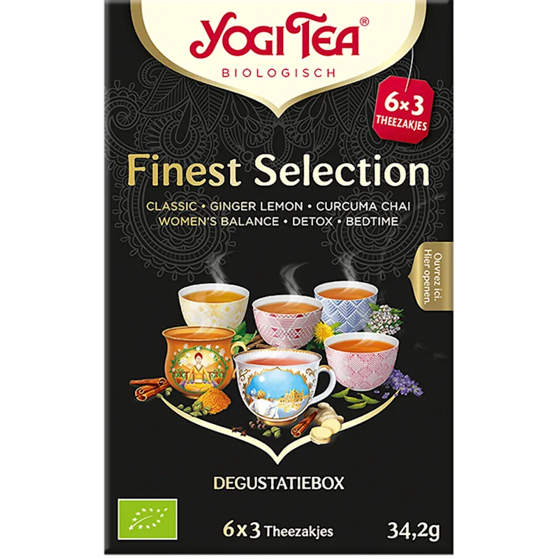 Yogi Tea Biologisch Finest Selection Degustatiebox 6x3st