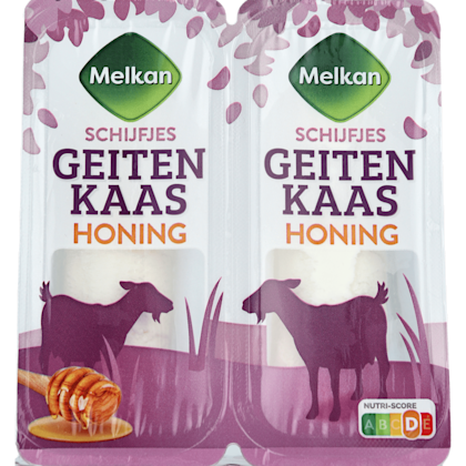 Geitenkaas schijfjes honing