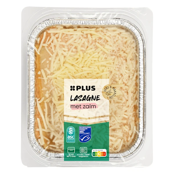 PLUS Lasagne met zalm