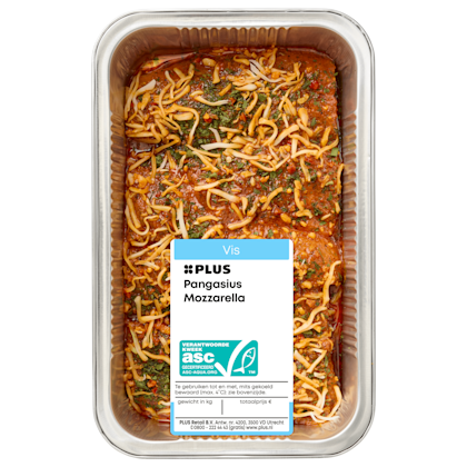 PLUS Ovenschotel Pangasius Mozzarella