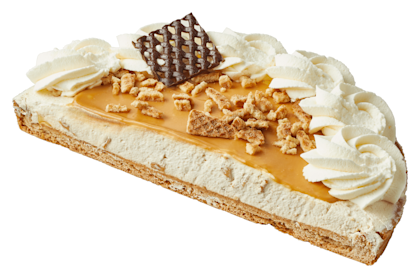 Stroopwafelvlaai half