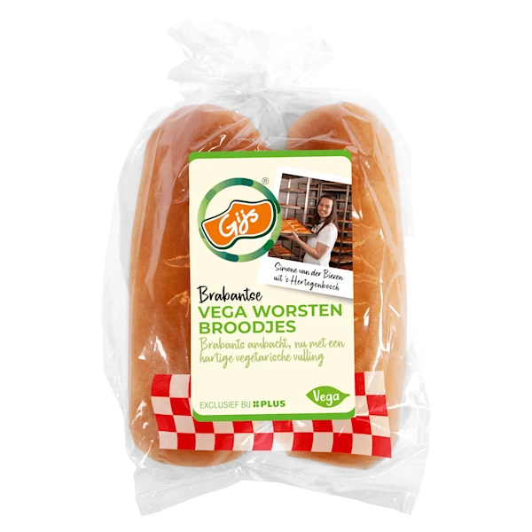 GIJS Vega worstenbroodjes