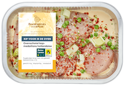 Ovenschotel kipmedaillons Hollandaise - PLUS