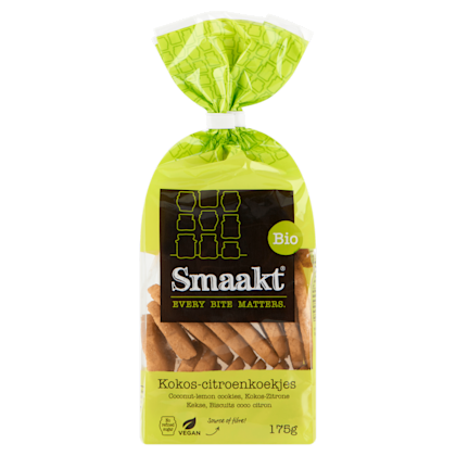 Kokos citroenkoekjes biologisch