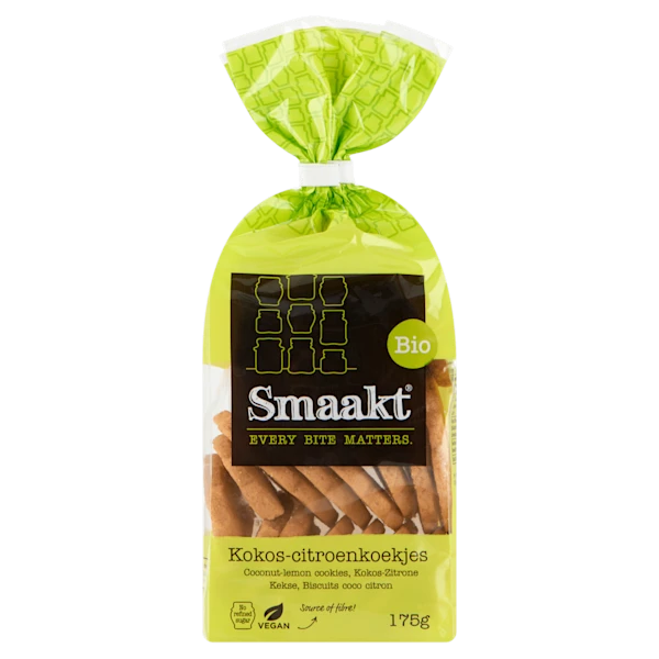 Smaakt Kokos citroenkoekjes biologisch