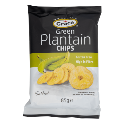 Green plantain chips