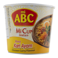 Abc Chicken curry noodles cup