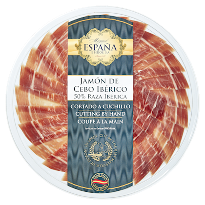 Jamon Ibérico hand gesneden