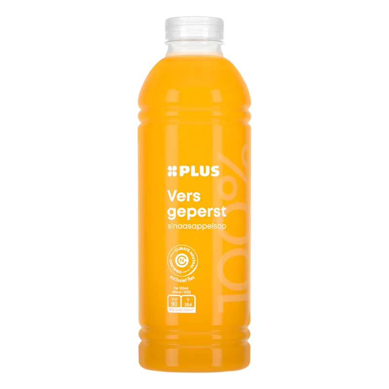 PLUS 100% zelf geperst sinaasappelsap