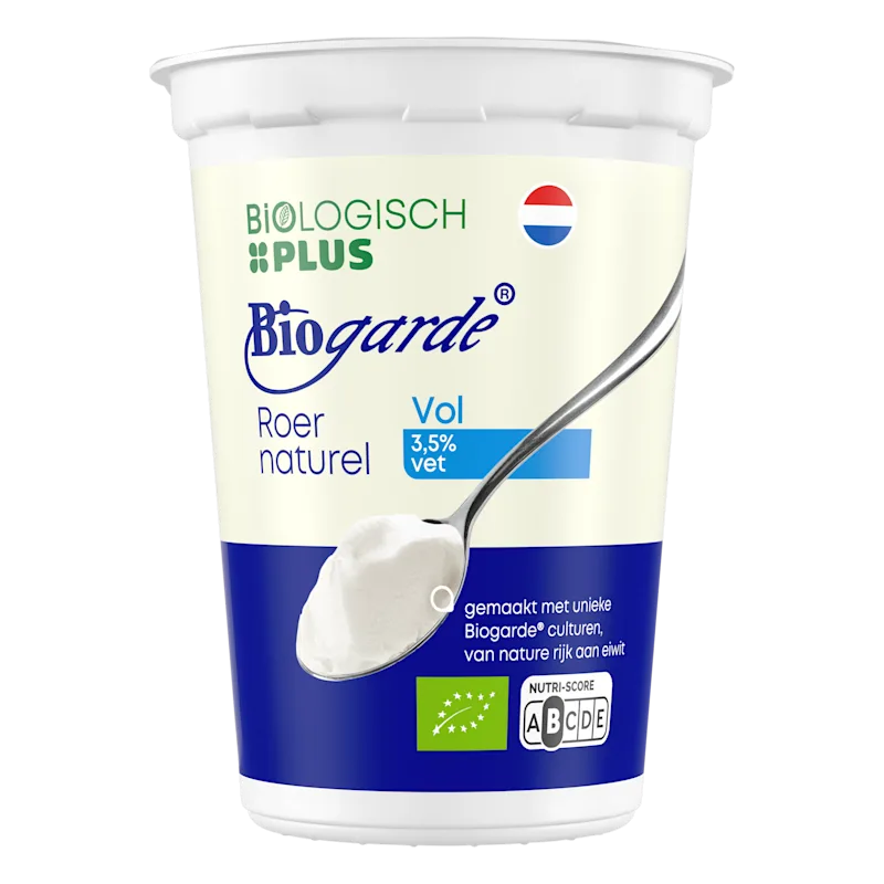 Biologisch PLUS Biogarde roeryoghurt 3.5%
