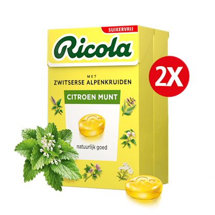 Citroen munt suikervrij