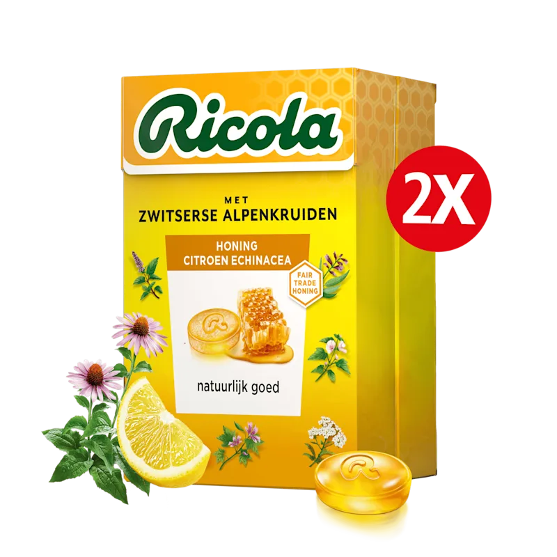 Ricola Honing Citroen Echinacea keelpastilles
