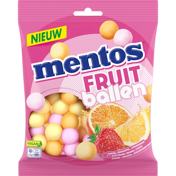 Mentos Fruitballen