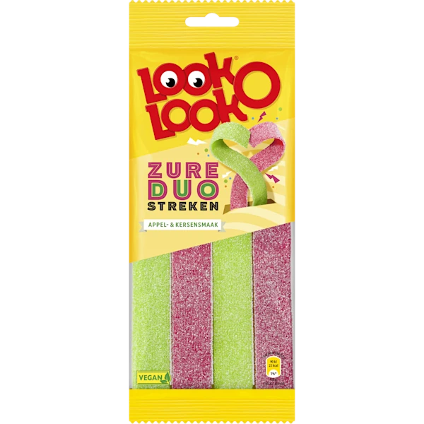 Look o Look Zure duo streken appel kers