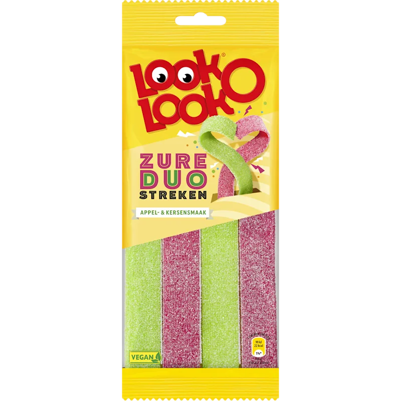 Look o Look Zure duo streken appel kers