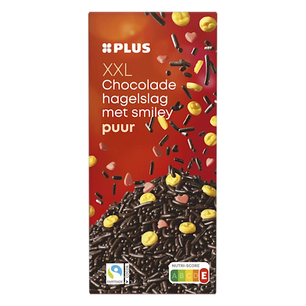 PLUS XXL Hagelslag puur met Emoji's