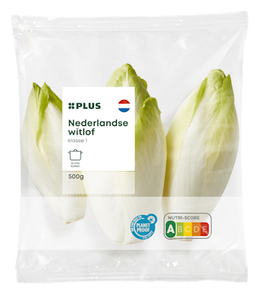 Witlof verpakt