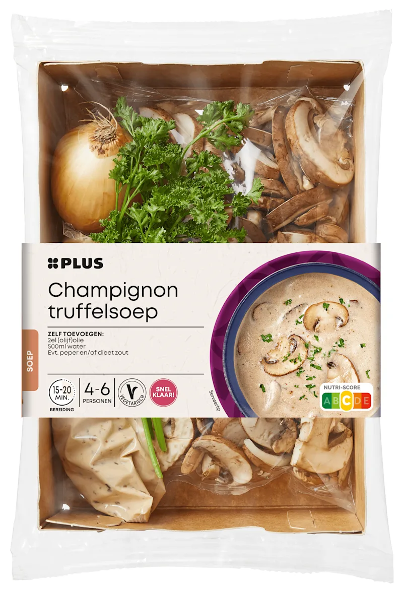 PLUS Versp. champigns. roomsaus en truffels