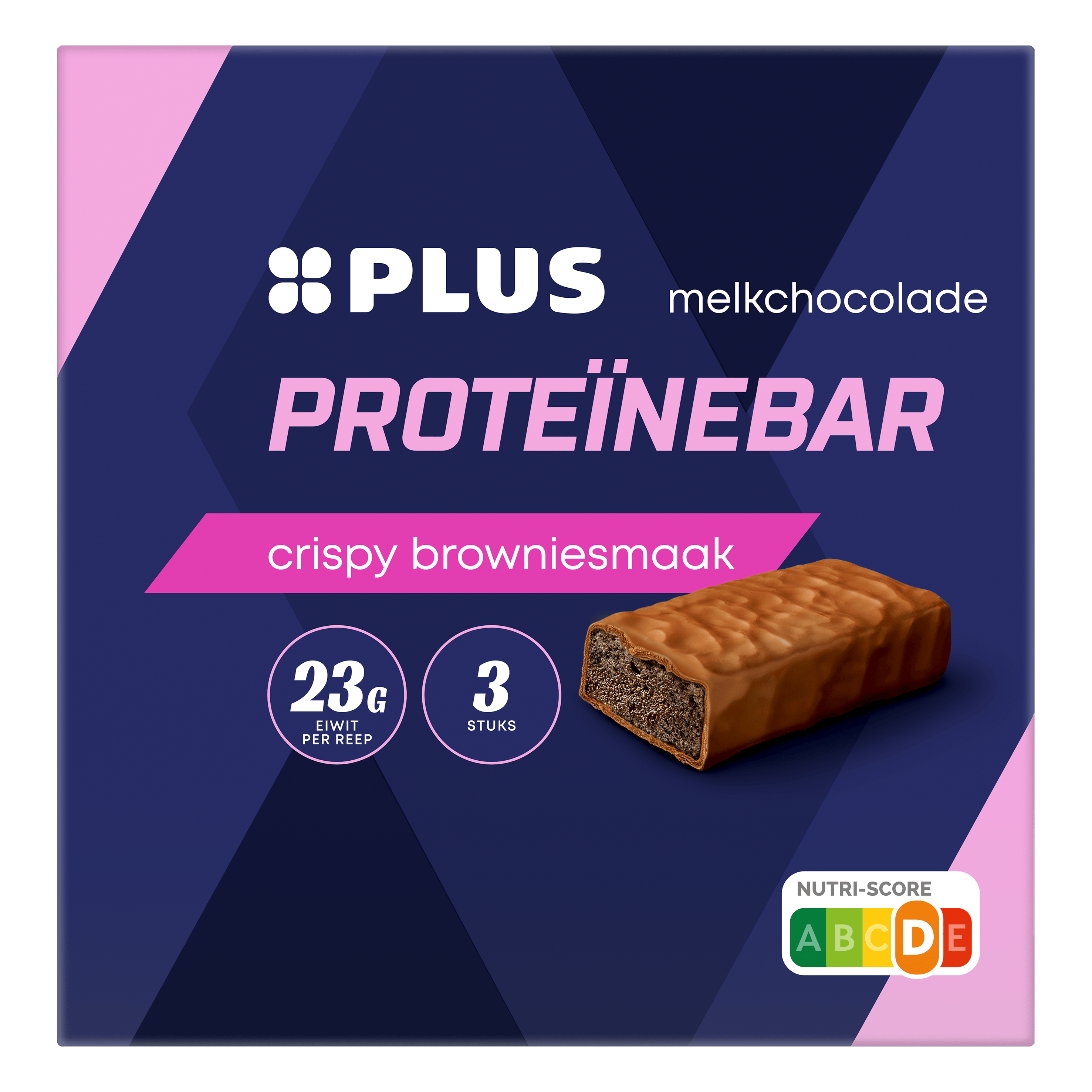 PLUS Proteïne reep cripsy brownie