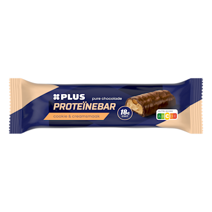 PLUS Proteïne reep cookies & cream