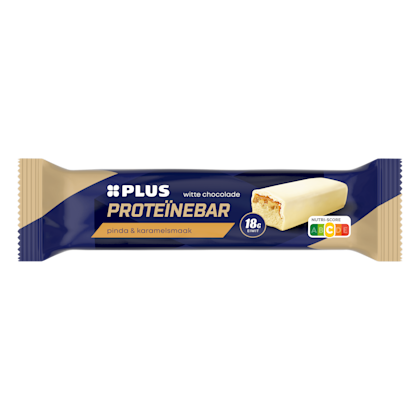 PLUS Proteïne reep choco pinda karamel melk