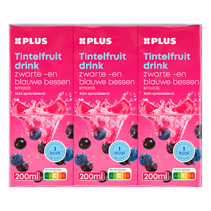 Tintelfruit zwarte en blauwe bes 6p