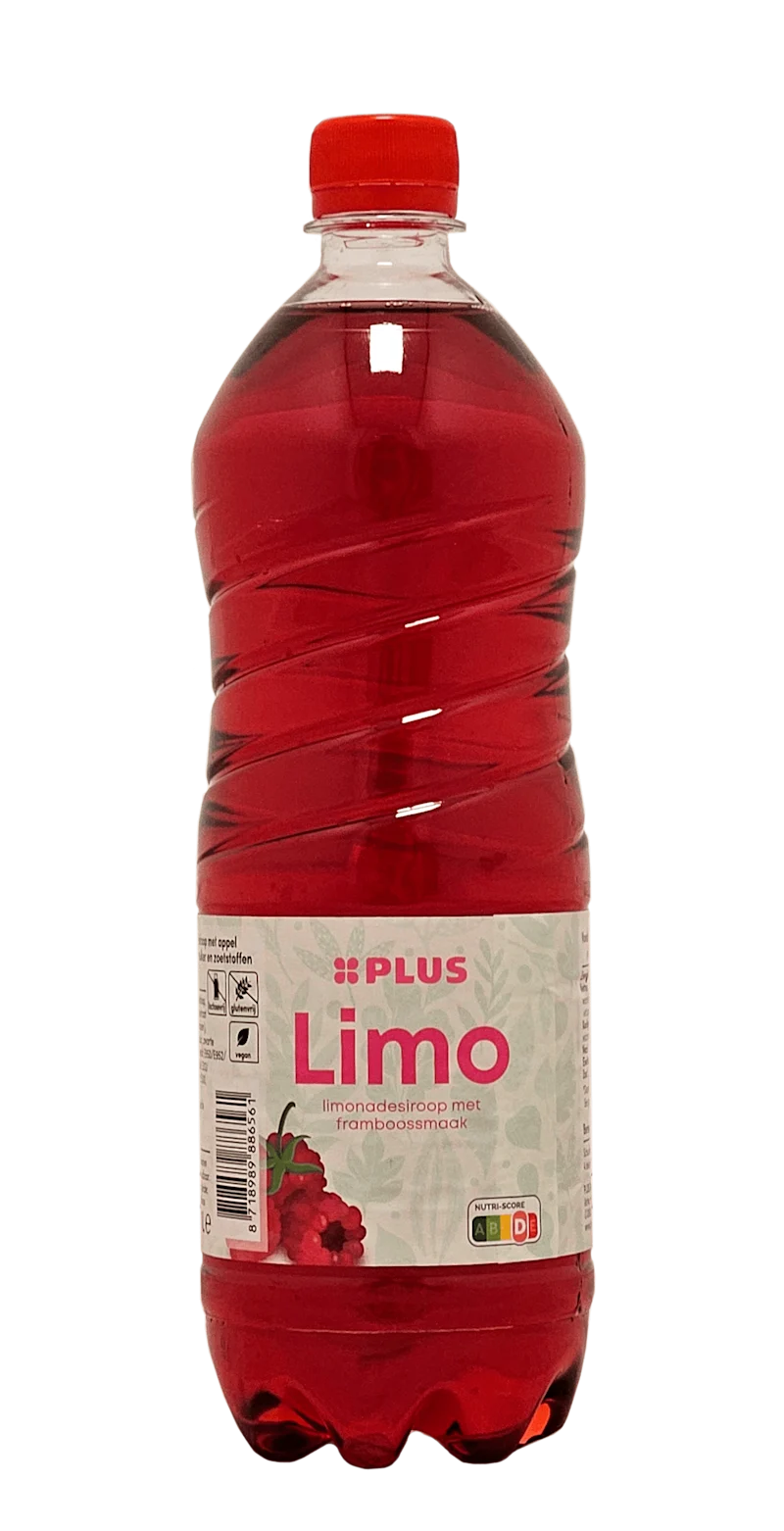 PLUS Limonadesiroop Framboos