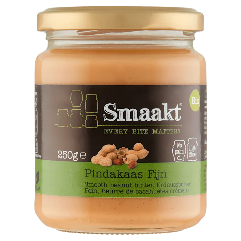 Smaakt Pindakaas fijn biologisch