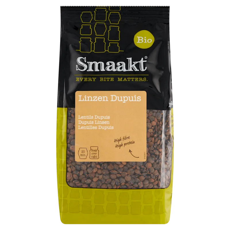 Smaakt Linzen du Puy biologisch