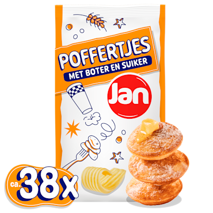 Poffertjes met boter en suiker