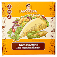 La Morena Tacoschelpen naturel